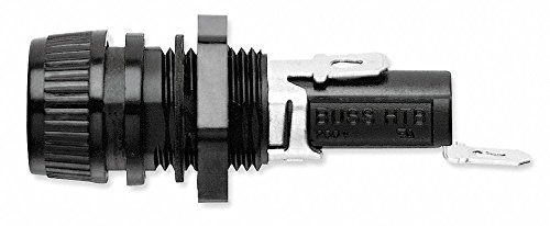 Fuse Holder, Glass and Ceramic, 20A, 1 Pole