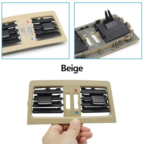 Grille de ventilation centrale arrière beige pour BMW Série 3 E90 E91 2005-2012