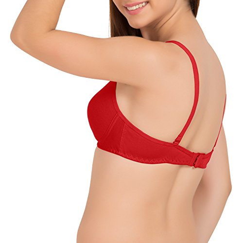 Image of Tweens - Non Padded Cotton Rich Bra - Concealer Side Shaper - Cotton Rich Fabric - Full Coverage, Multiway Straps, Wirefree, Seamless T-Shirt Bra
