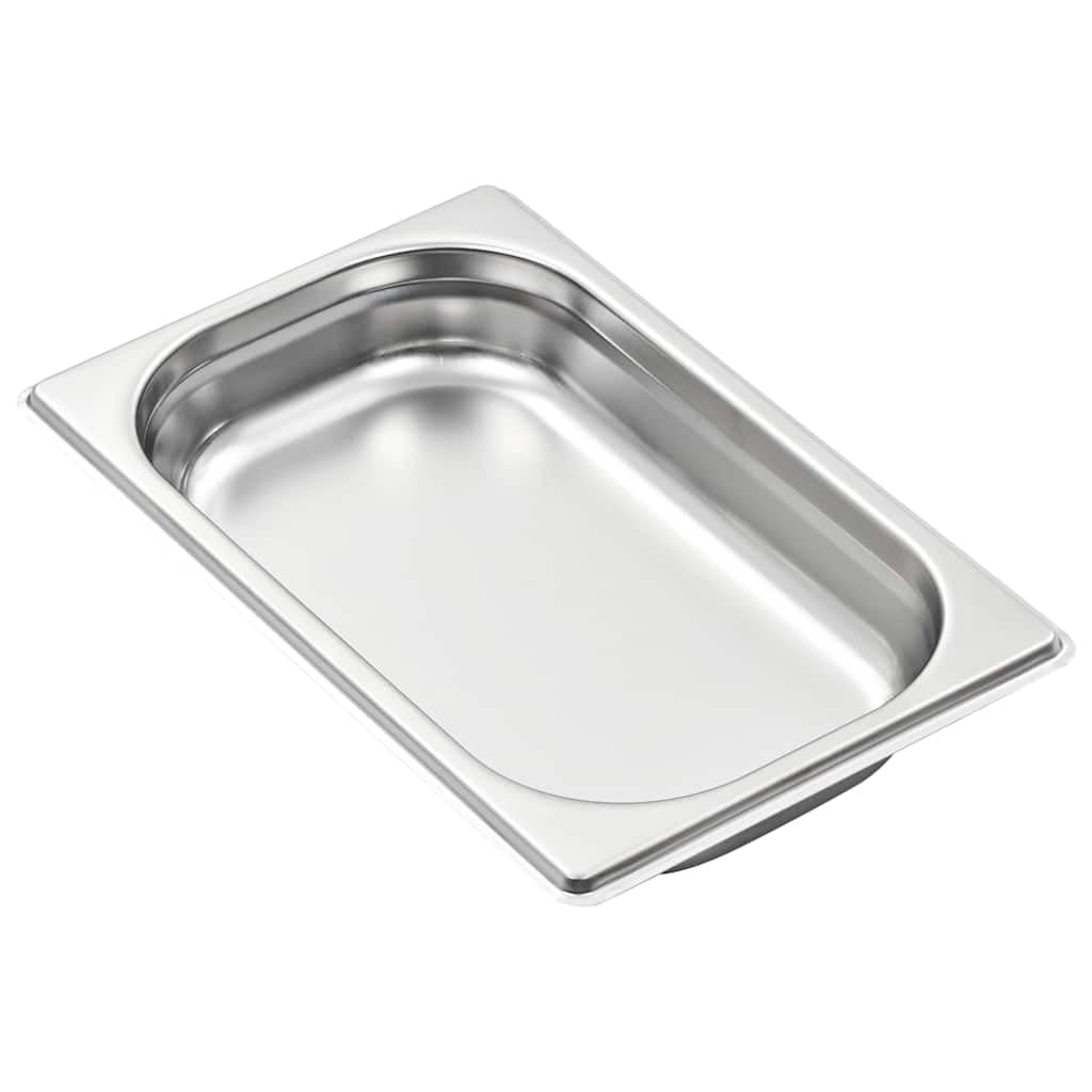 GN 1/4 Gastronormbehälter, Edelstahl, 12 Stk. 265 x 162 x 40 mm