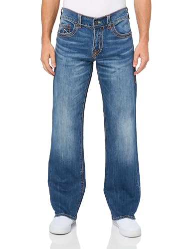 Amazon.com: True Religion Billy Big T sin solapa para hombre