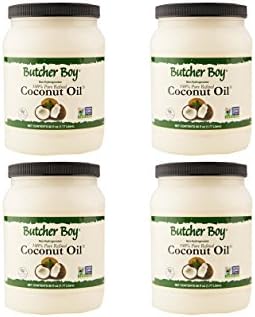 Butcher Boy 76°f 100% Pure Refined Coconut Oil 60 Oz. (60 Oz. x 4 Containers)