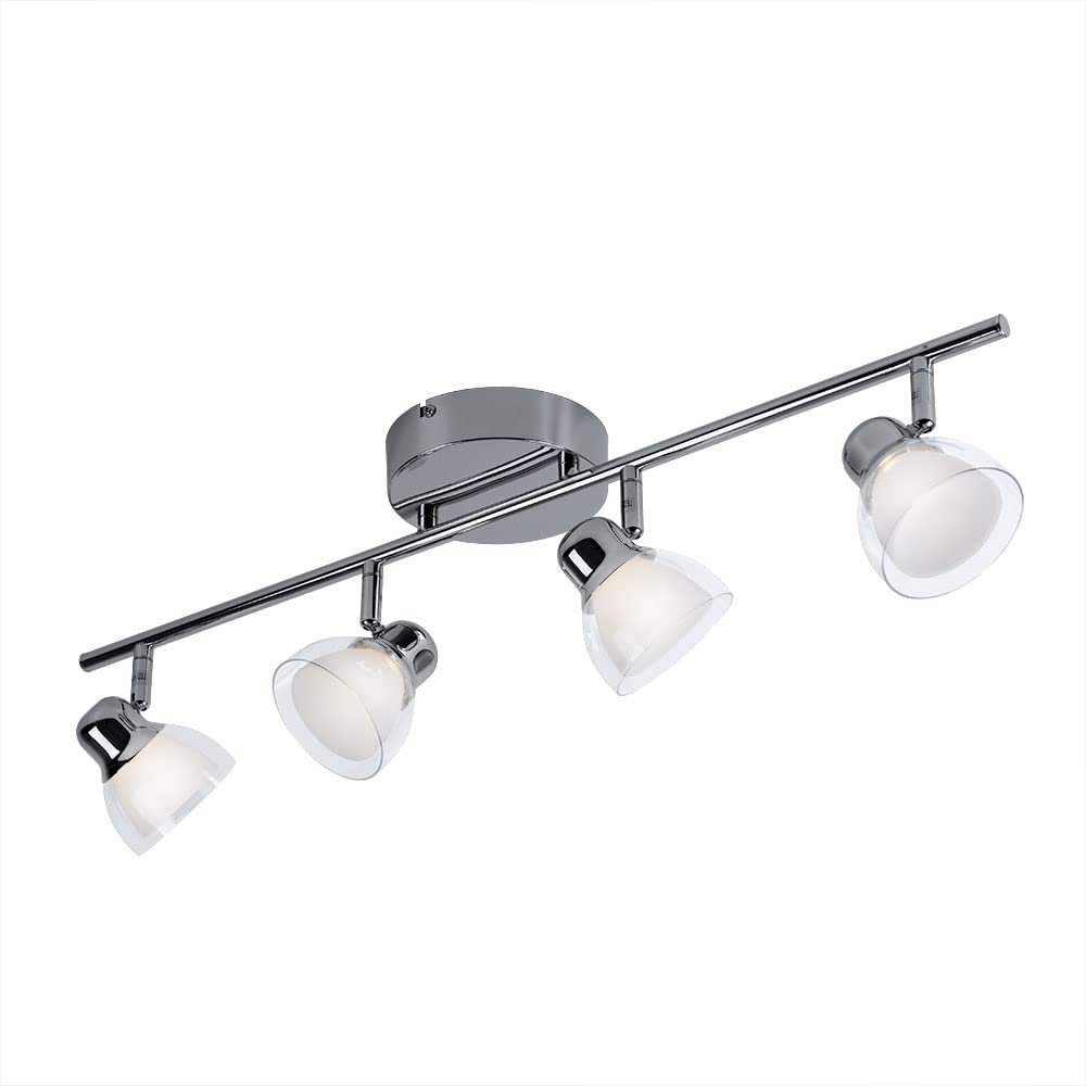Lampe spot de plafond chrome LED 16W pour cuisine moderne