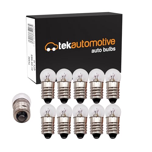 Image of Tek Automotive 990 6V 3W MES Screw Bulbs – Dashboard Instrument Panel Light – Box of 10