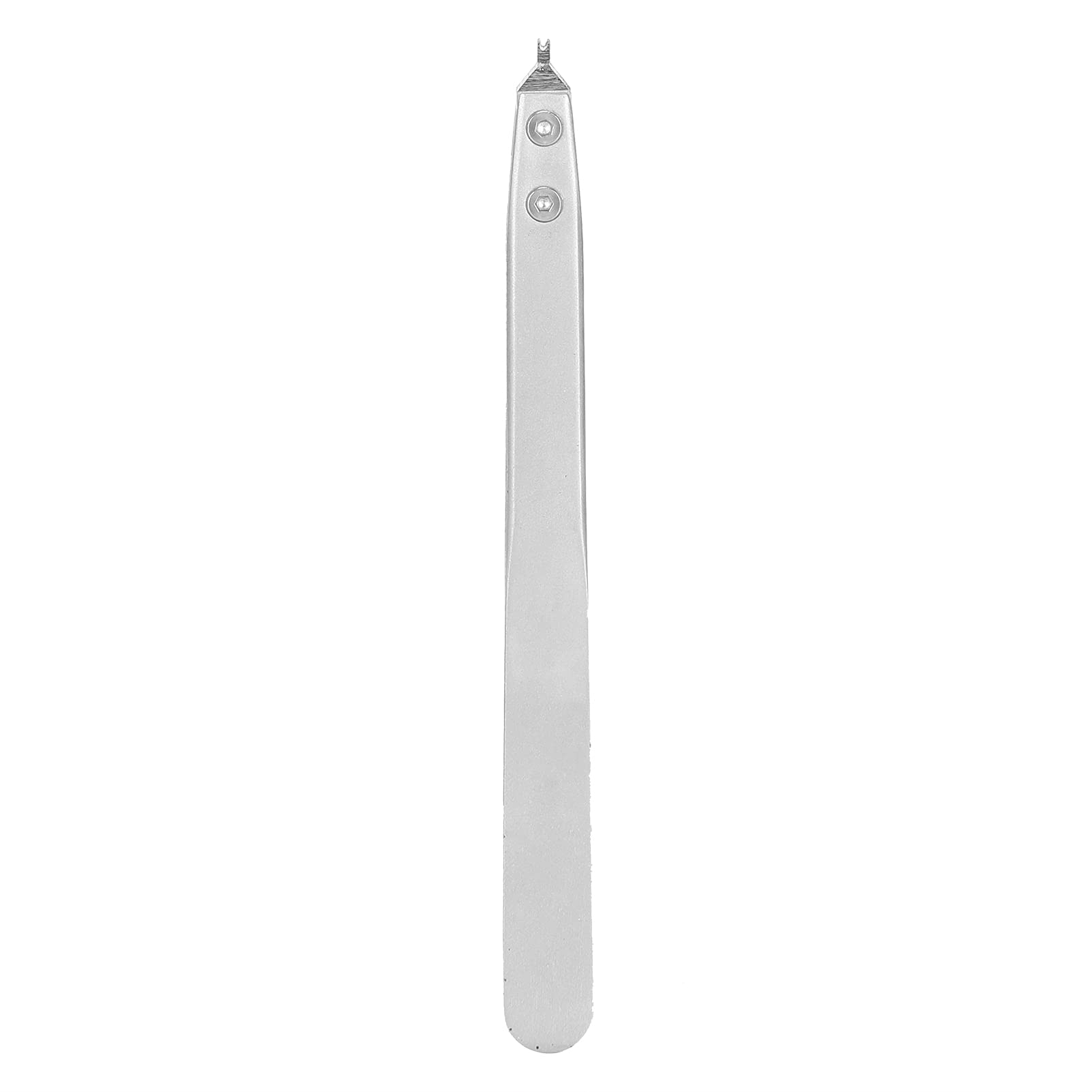 Pinzette a forma di V per anse a molla per orologio, strumento di ricambio per cinturino, design in lega per riparazioni domestiche/viaggi, lunghezza 11 cm