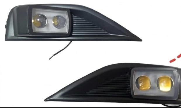 Fog/DRL Light for Maruti Suzuki Fronx, Dual Colour, Set of 2 | Dual Colour Output, Plug & Play Wiring, Front Bumper Fit, LED Technology, Left & Right Pair-image-16