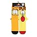 Bioworld Garfield & Odie Women's Crew Magnetic Hand Holding Socks