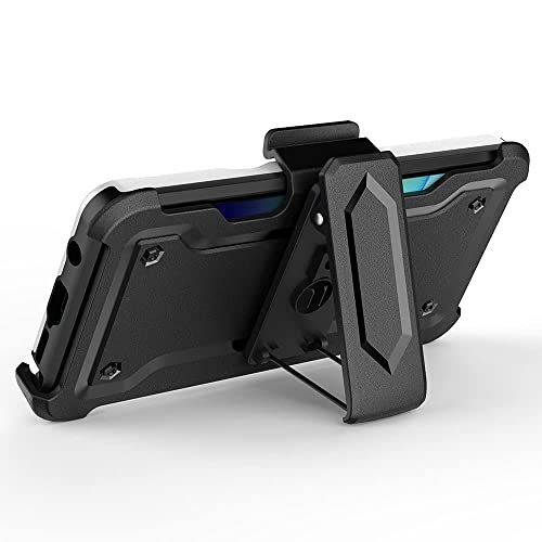 Shockproof Camouflage Military Grade Drop Tested Phone Case With Built In Kickstand With Screen Protector Holster Belt Clip Fits For Moto G Stylus 5G 6.8" (Blue Camo)… #TOP7