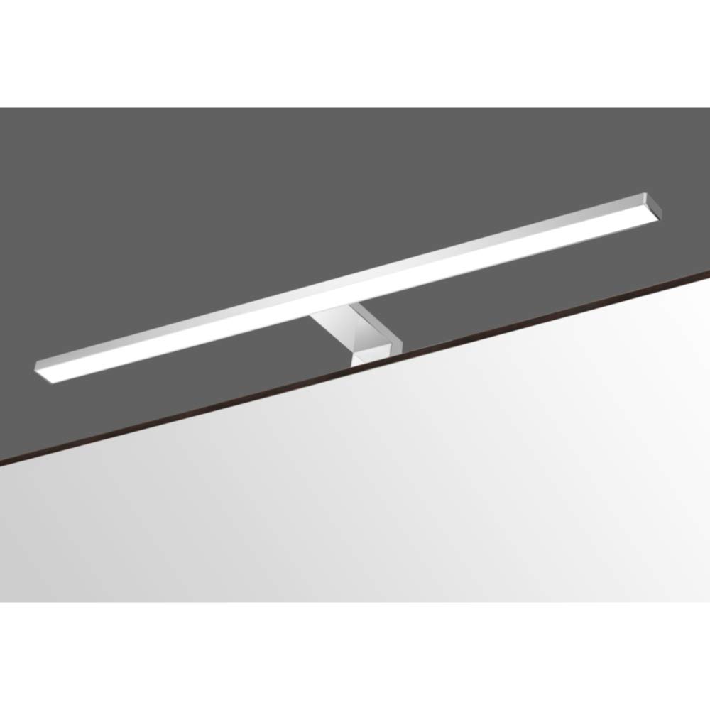 Lampe LED pour salle de bain 600 mm luminaire de miroir éclairage 230 V aluminium, température de couleur : blanc chaud