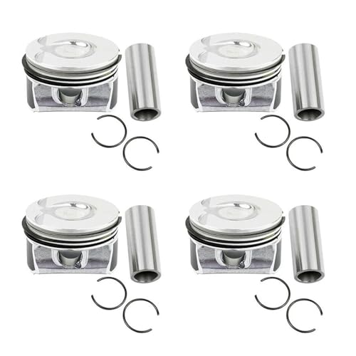 Juego de pistones y anillos STD de 77 mm compatible con BMW 2006-2016 MINI R55-R61 N14 TURBO, compatible con Cooper Countryman 1598 CC/16V 11257566019. Piezas de motor para coche.