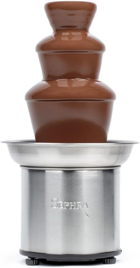 Sephra Home Fondue Fountain Chocolate Fountain Electric, Sel