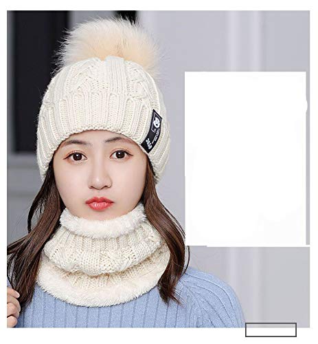 Bonnet tricoté avec foulard ensemble cadeau d'hiver idéal pour femmes et filles