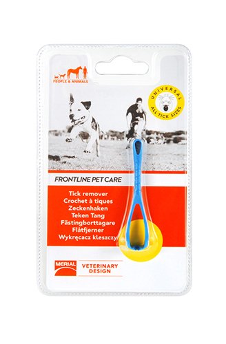Zeckenhaken Universal Spar-Set 2 Stück. Mit dem FRONTLINE PET CARE Zeckenhaken entfernen Sie Zecken jeder Größe einfach und mit wenigen Handgriffen. Für Mensch und Tier!