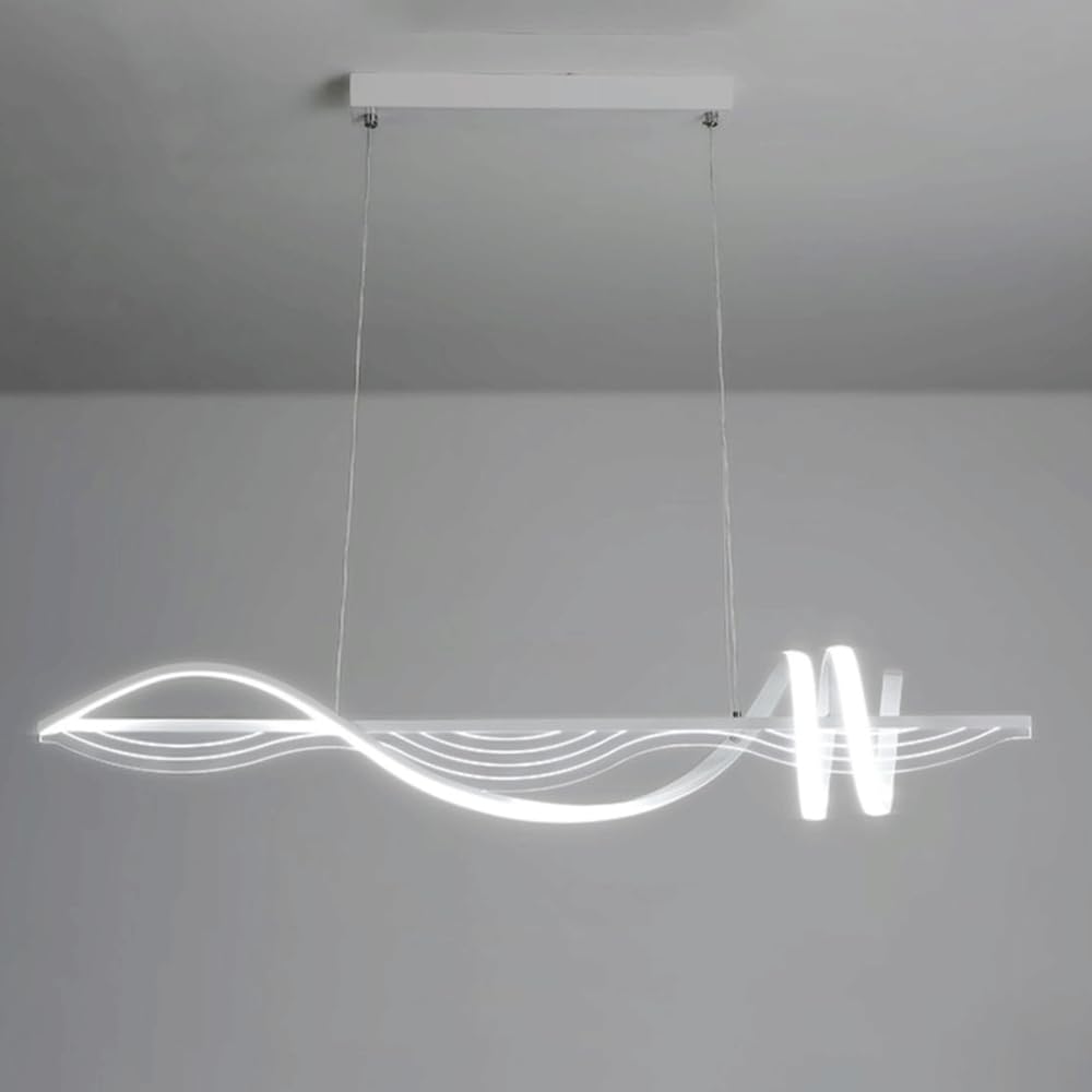 Luminaire décoratif simple en métal et acrylique, lustre haut de gamme suspendu