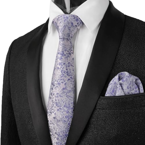 Image of Alizeal Mens 3.15'' Light Color Rustic Tie Handkerchief