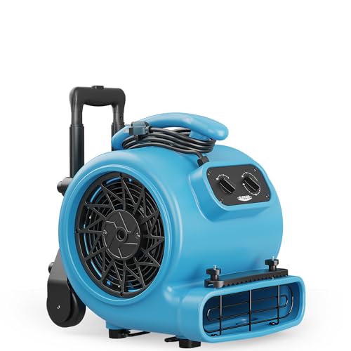 ALORAIR 3000 CFM Air Mover Blower Fan for Industrial, Floor Dryin...