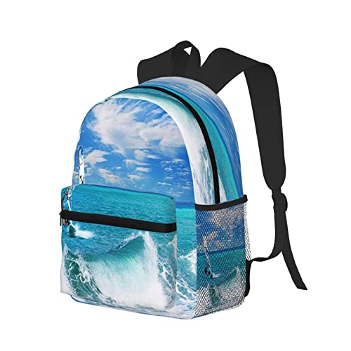 Sac à dos d'école polyvalent avec grand compartiment de voyage - 2