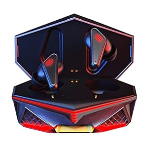 Wireless Gaming Earbud, K98 Wireless Gaming Headphone with Charging Case and Built-in Mic, Bluetooth 5.1 Dual Game Music Mode Earbuds Wireless Headphones with 30 Hours Playtime, RGB