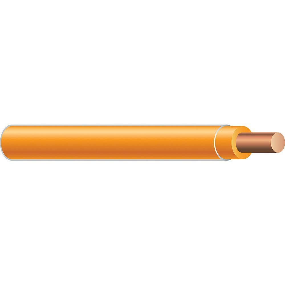 12 Gauge THHN Solid Copper Building Wire (2500, Orange)