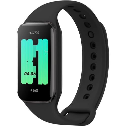 Yisica Correa Compatible con Xiaomi Smart Band 8 Active/Redmi Smart Band 2 Mujer Hombr, Pulsera de Repuesto de Silicona Suave para Xiaomi Smart Band 8 Active (Negro)