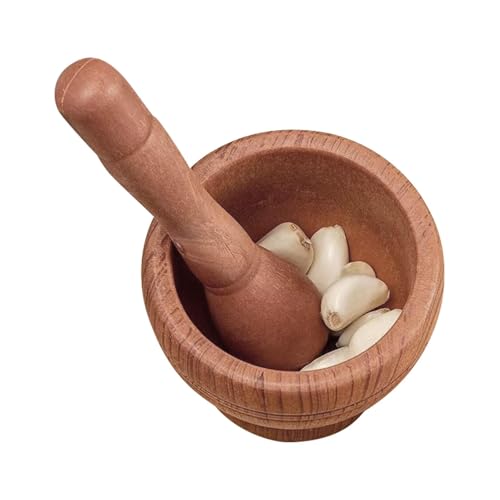 Mortaio e pestello, set di mortaio e pestello, grande – ciotole per guacamole, tritatutto a mano, base antiscivolo, attrezzi per spezie, utensili da cucina per la casa, frantoio per aromatizzare