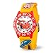 Disney Kids' W001509 "Time Teacher" 3D Cars Watch with Yellow Plastic Band