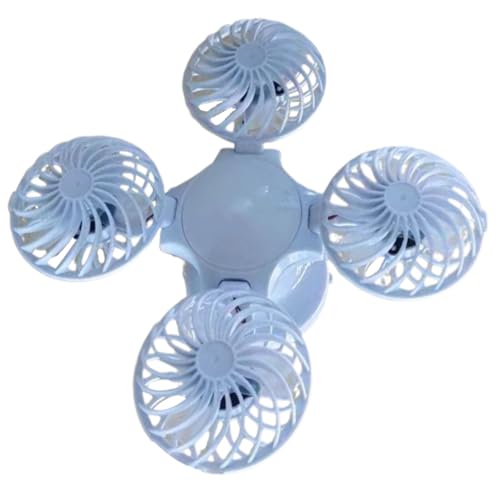 Genérico Ventilador Solar Para Camping, Lámparas LED Solares y Ventiladores Portátiles Para Acampar, Luz LED Plegable Y Portátil Para Interiores, Jardines Y Tiendas De Campaña