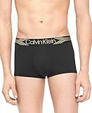 Calvin Klein Men's Holiday Lines Low Rise Trunk, Black, Small