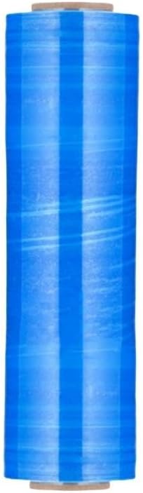 MMBM Moving Supplies Blue Machine Stretch Wrap for Packing, 2 Pack, 20 Inch x 5000 Feet, 63 Gauge, Cling Wrap Shipping Supplies Plastic Wrap Cast Stretch Film Packing Supplies for Moving