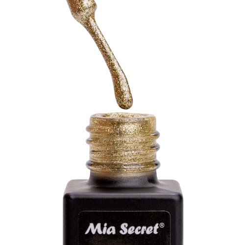 Mia Secret Gold Glitter Gel Liner para Uñas 0.21 oz miniatura 4