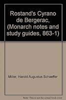 Rostand's Cyrano de Bergerac, (Monarch notes and study guides, 863-1) B0006BOS4C Book Cover