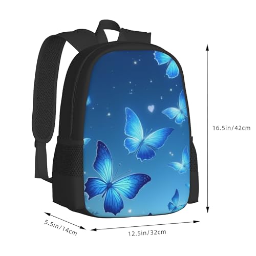 Lightweight Daypack For Adult Butterflies Flying In The Sky Classic Shoulders Backpack Daypack3