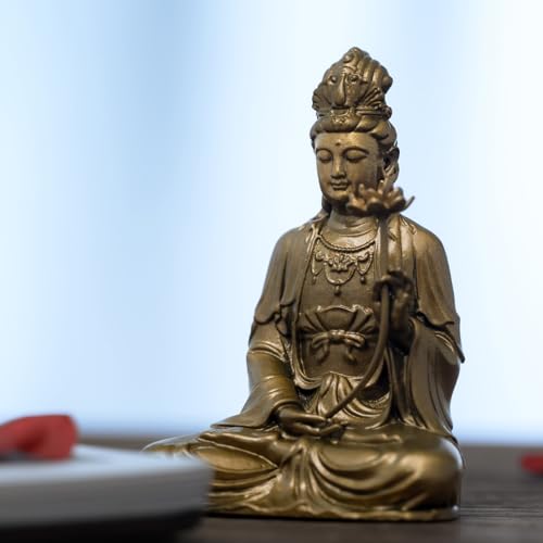 Estatua Buda Mahasthamaprapta de Bronce 2.7 in miniatura 3