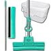 Produktbild ABACUS® Wischmop Set, Wischmopp extrem saugstark + Ersatzschwamm + Eimer, Bodenwischer, Wischer, Mop, Mopp, Bodenreiniger, Bodenmop, Bodenmopp, Doppelwringer  Green Mop® Set 30 cm (6062)