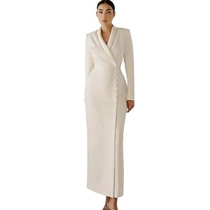 Womens Spring Set Solid Color Long-Sleeve Jacket with Skirt Fashion Suit