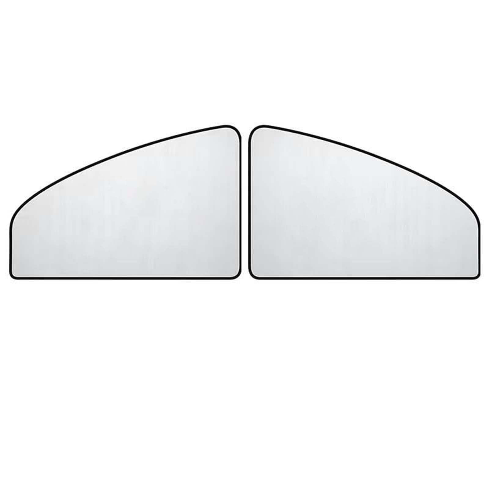 Car Side Window Sun Shades Cover fit for Fiat 500e 500C 500L 500X 600 Bravo Doblo Panda Punto Tipo Topolino Ulysse 124 Spider, Rear Passenger Window Blinds Privacy Blackout Magnetic Nylon Mesh Fabric