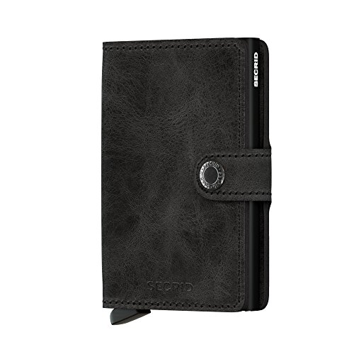 Secrid Men's Card Cases, Black, One Size