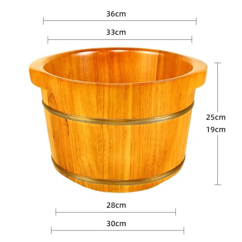 Bañera sólida para remojo de pies con diseño profundo 25 cm miniatura 7