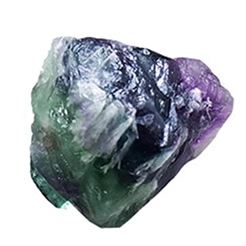 Raw Fluorite - Fluorite Healing Crystals and Stones,Fluorite Crystal Stone, Rainbow Fluorite, Purple Fluorite Green Fluorite Crystal Stone, Mineral Specimen Gemstone Qte-au