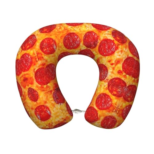 Almohada espuma viscoelástica cuello en U 25 cm x 30 cm miniatura 1