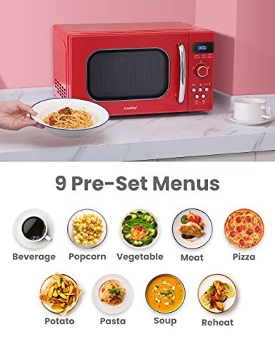 Microondas, Major Appliances horno microondas rojo Marca COMFEE' (3)