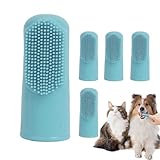 Tierzahnbürsten-Set – Hunde- und Katzenbürsten-Set aus weichem Silikon, für Welpen zur Zahnreinigung | Haustierreinigungswerkzeuge, Pflege und