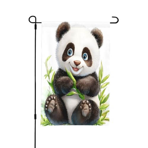 Panda Garden Flag Outside Welcome Flags Garden Yard Decor Flag