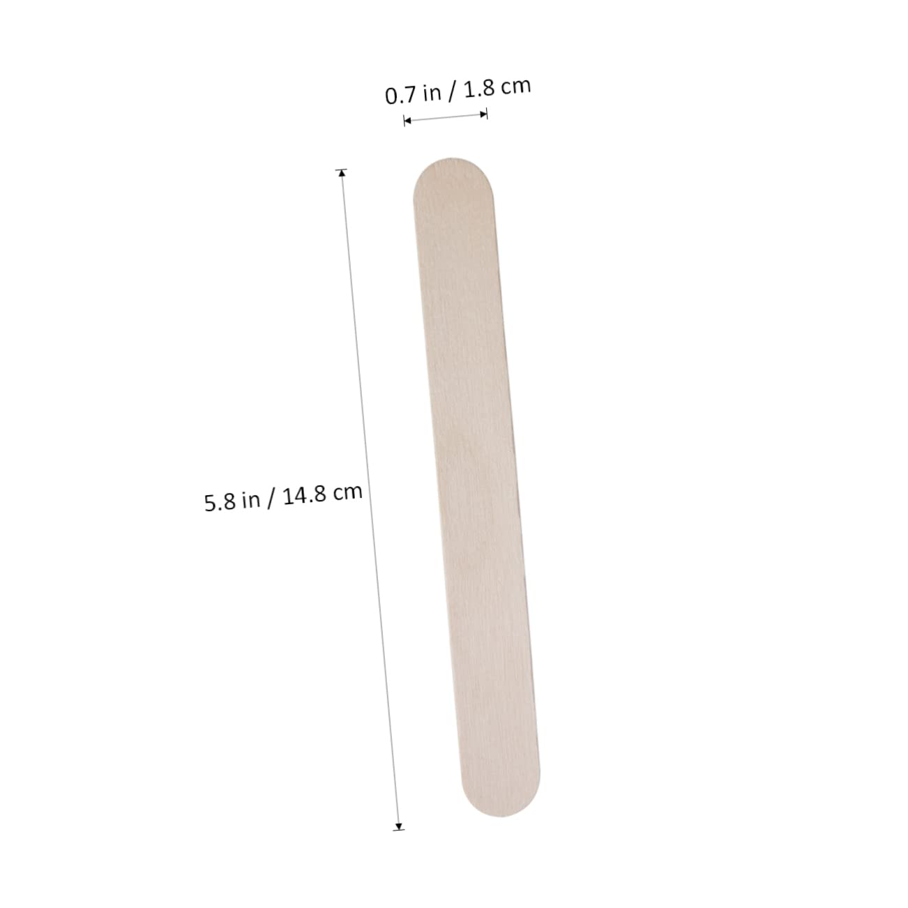 1Pcs Wooden Wax Applicator Sticks Versatile Hair Removal Tongue Depressors for Wax Application for Home and Salon Use Safe Durable Waxing Spatula