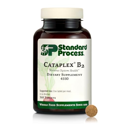 Standard Process Cataplex B2 Nervous System Health Dietary Supplement - Non-Dairy & Non-Soy - Brain Health Support - 360 Tablets