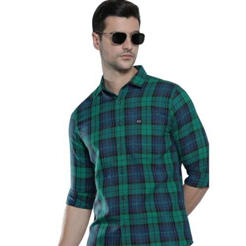 Image of THE Indian Garage CO Men Polycotton Slim Fit Shirt