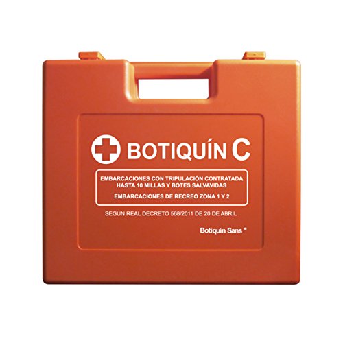 Botiqu�n N�UTICO - ZONA 1 Y 2 Navegaci�n hasta 10 millas de costa y botes salvavidas (Contenido v�lido para embarcaciones con tripulaci�n contratada)