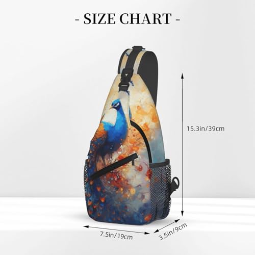 Bolso tipo bandolera cruzado para viaje y senderismo miniatura 2
