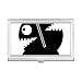 Universe Alien Monster Alien Creature Business Card Holder Case Pocket Box Wallet