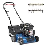 HYUNDAI Benzin Vertikutierer & Rasenlüfter SC4002G – 40 cm, 5.6 PS, 2-in-1...